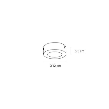 SUNNY Plafoniera LED tonda bianca CCT disponibile in varie misure (sostituisce VPL 01) Vivida luce Plafoniere